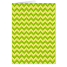Yellow Chevron Design Card