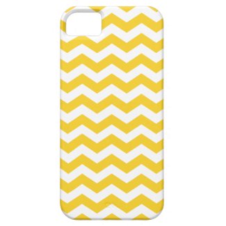 Yellow Chevron Stripes Pattern iPhone 5 Covers