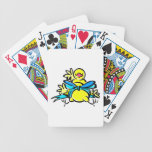 Yellow chick blue ribbon around belly.png deck of cards