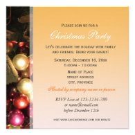 yellow Christmas decorative ornaments party Announcement