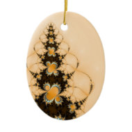 Yellow Christmas Tree Hanging Ornament