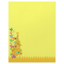 Yellow Christmas Tree letterhead by adellaandmella Yellow Christmas Tree letterhead