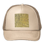 yellow chrysanthamum art hat