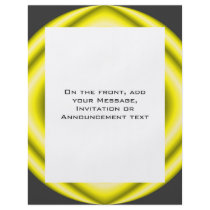 yellow circle flyers by DonnaGraysonAbstract yellow circle flyers
