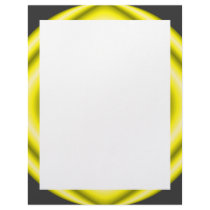 yellow circle letterhead by DonnaGraysonAbstract yellow circle letterhead