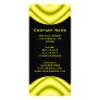 yellow circle full color rack card