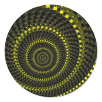 Yellow Circles Stickers