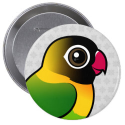 Birdorable Yellow-collared Lovebird Round Button