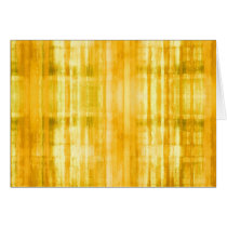 Yellow Colored Abstract Modern Art Note Card cards