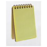 Yellow colored notepad full color flyer