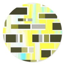 Yellow Composition stickers by artberry Yellow Composition stickers