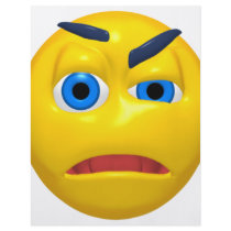 Yellow confused smiley flyer