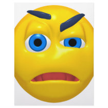 Yellow confused smiley letterhead