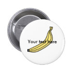 Yellow country banana buttons