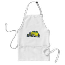 Yellow Coupe aprons by hotrodshirts Yellow Coupe aprons