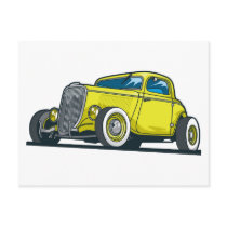 Yellow Coupe postcards