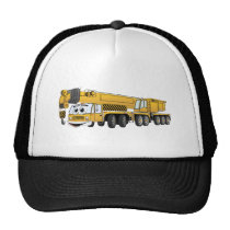 Yellow Crane Cartoon Hats