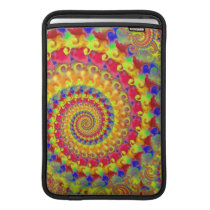 Yellow Crazy Fractal MacBook Sleeve
