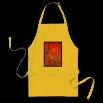 Yellow Creole Rain aprons