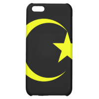 Yellow Crescent & Star.png iPhone 5C Case