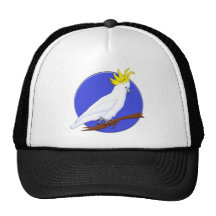 Yellow Crested Cockatoo Mesh Hats