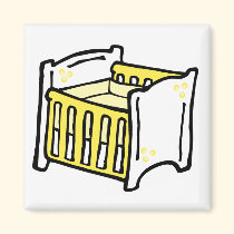 yellow crib magnets
