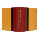 yellow crimson business binders