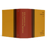 yellow crimson business binders