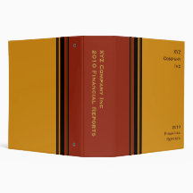 yellow crimson business vinyl binder
