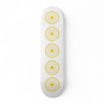 Yellow Cupcake. Iced cake. Skateboard Decks