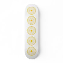 Yellow Cupcake. Iced cake. Skateboard Decks