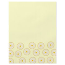Yellow Cupcake Pattern. Full Color Flyer