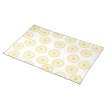 Yellow Cupcake Pattern. Placemat