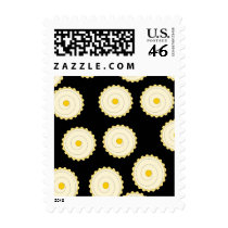 Yellow Cupcake Pattern. Postage