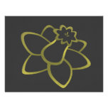 Yellow Daffodil Custom Announcement