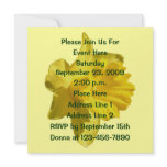 Yellow Daffodil Floral All Occasion Invitation