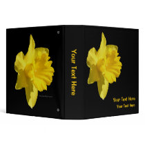 Yellow Daffodil Photo Album Custom Avery Binder