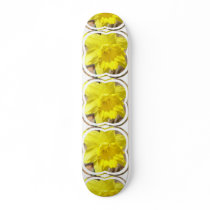 Yellow Daffodil Skateboard