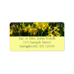 Yellow Daffodils Return Address Label