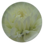 Yellow Dahlia Flower Party Plates