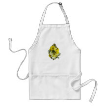 Yellow Daisies and White Mums Aprons