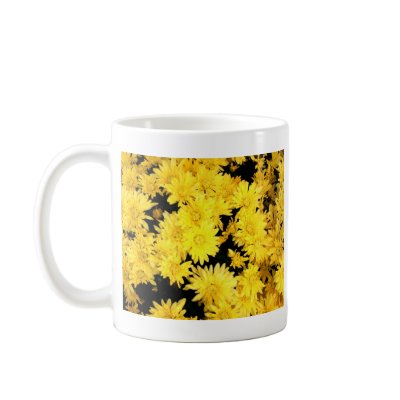 yellow daisies flower photo picture mugs by dereklovessheila