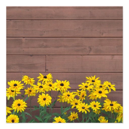 yellow daisy bridal shower invitations