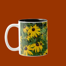 "Yellow Daisy Coffee Mug" by Susan Bergstrom mugs