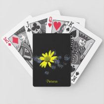 Yellow Daisy Flower Playing Cards playing cards