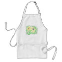 Yellow daisy flowers aprons