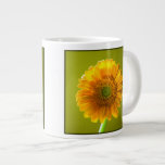 Yellow Daisy Gerbera Flower Extra Large Mug