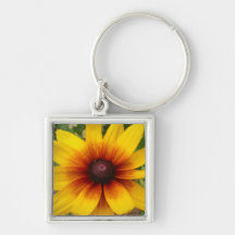 Yellow Daisy Keychain