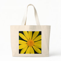 Yellow Daisy Tote bags