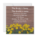 yellow daisy wedding invitations